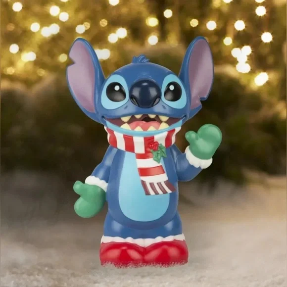 22” Disney Stitch Christmas blow mold yard decoration - Picture 1 of 8